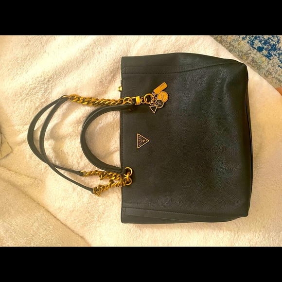 Guess Black Tote - Picture 3 of 4